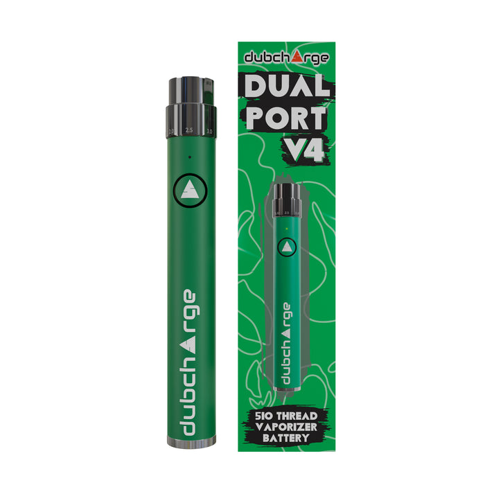 High-Capacity 510 Thread Dual Port V4 900 mAh Battery | Long-Lasting Power Source for Vaporizer Devices