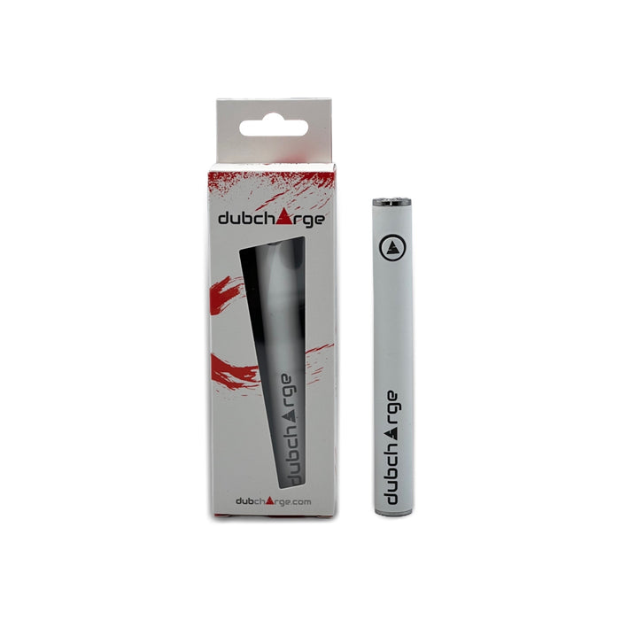 1100 mAh DubCharge V3 510 Thread Vaporizer Battery - Dual-port Charging - white